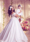 Mother & Daughter White Princess Dress
